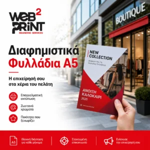 Διαφημιστικά Φυλλάδια Α5 Web2Print