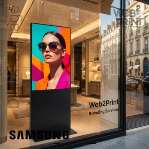 Διαφημιστική Οθόνη Samsung Digital Signage Μαύρη Web2Print