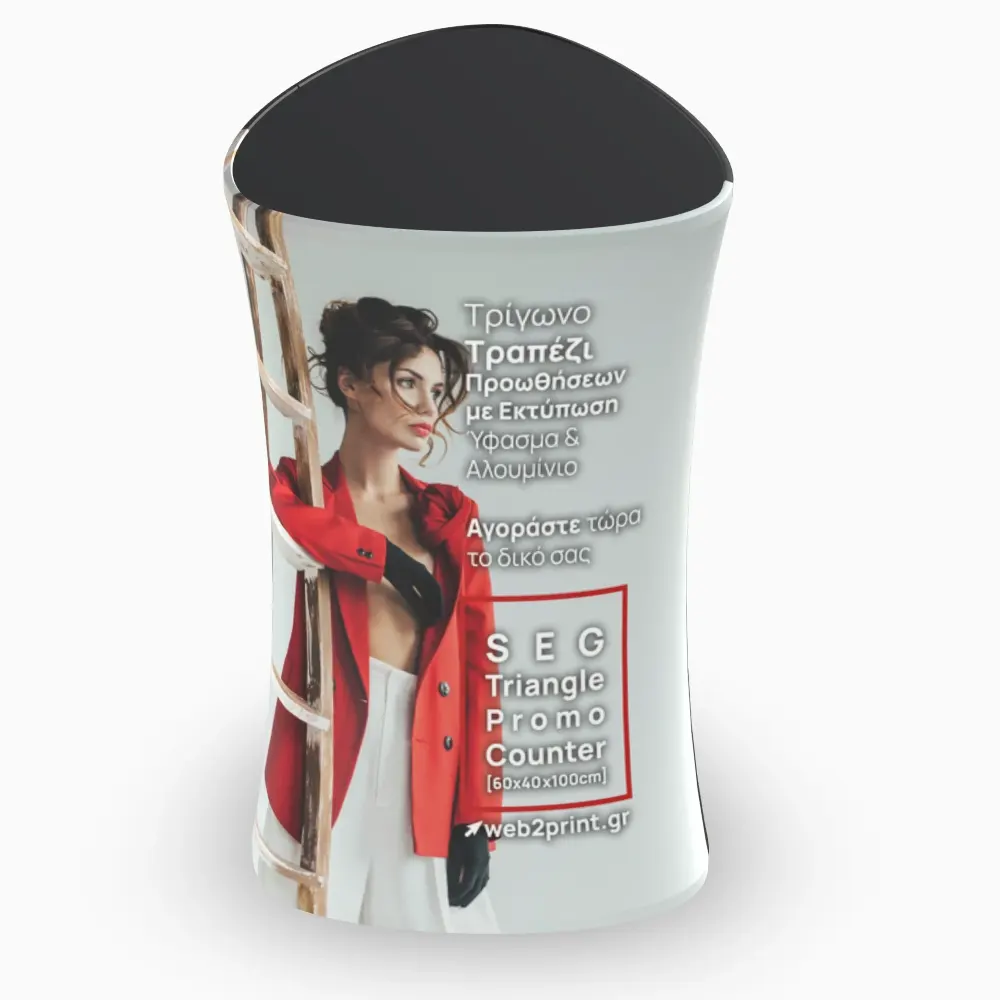 SEG Promo Stand Τρίγωνο Προωθητικό Τραπέζι Ύφασμα Web2Print