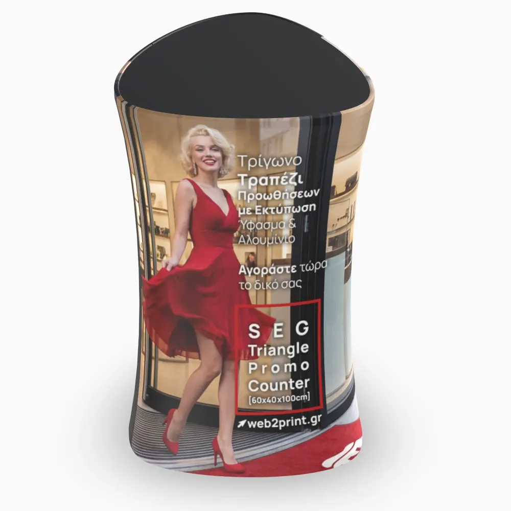 SEG Promo Stand Τρίγωνο Προωθητικό Τραπέζι Ύφασμα Web2Print