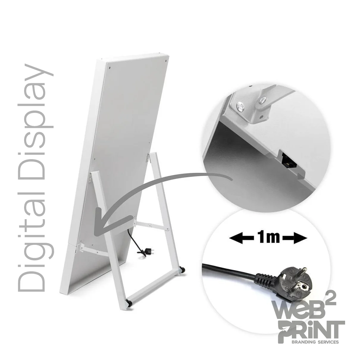 Διαφημιστική Οθόνη Samsung Digital Signage Τροχήλατη3 Διαφημιστική Οθόνη Samsung Digital Signage Τροχήλατη