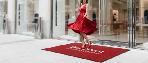 Ταπέτo Πατάκι Εισόδου με Λογότυπο Εξωτερικής Χρήσης Εσωτερικής Χρήσης