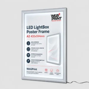 LED LightBox Poster Frame A2 420x594mm Web2Print Business (3)