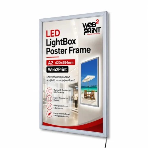 LED LightBox Poster Frame A2 420x594mm Web2Print Economy (3)