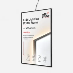 LED LightBox Poster Frame A2 420x594mm Web2Print Slim (3)