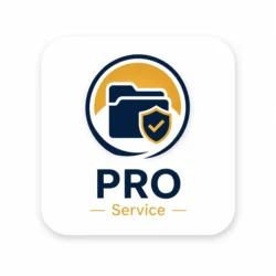 PRO Service Επαγγελματική γραφιστική προετοιμασία AI λογοτύπου